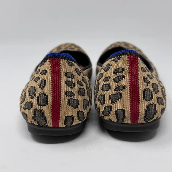 Rothy's The Flat Leopard Print Women's Size 8 - Picture 4 of 11